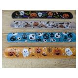48 Brand New Halloween Snap Wrist Bands in Assorted Designs