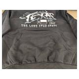 Brand New Texas Hoodie Unisex Size Medium and Adjustable Trucker Hat