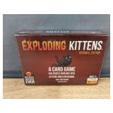Brand New Exploding Kittens Original Edition Sealed Card Game Ages 7+