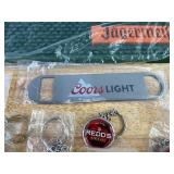 Brand New Bar Promotional Items - Jagermeister Bar Mat, Coors & Grain Belt Openers, Angry Orchard & Redd