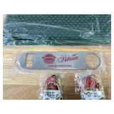 Brand New Bar Promotional Items - Jagermeister Bar Mat, Coors & Grain Belt Openers, Angry Orchard & Redd