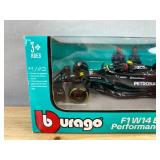 Brand New Bburago F1 W14 E Performance 1:43 Die-Cast Car - Mercedes AMG Petronas