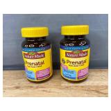 2 Brand New Nature Made Prenatal Folic Acid + DHA Bottles - 30 Softgels Each