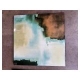 Lot of (2) Abstract Art Pieces