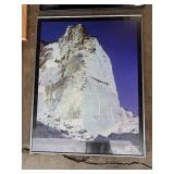 Lot of Large Photo Frames & A Cork Board