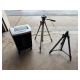 Tripods & Paper Shredder