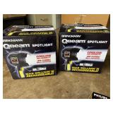 Lot of (3) Flashlights With Accessories