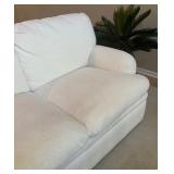 Neutral Colored Upholstered Sofa by A. Rudin