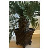 Pretty Faux Palm Plant