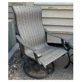 Two Patio Chairs with Accent Table