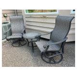 Two Patio Chairs with Accent Table