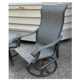 Two Patio Chairs with Accent Table