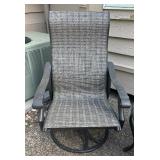 Two Patio Chairs with Accent Table