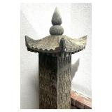 Carved Chinese Cement Pagoda
