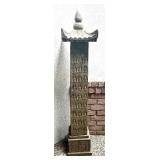 Carved Chinese Cement Pagoda