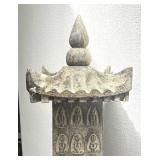 Carved Chinese Cement Pagoda