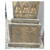 Carved Chinese Cement Pagoda