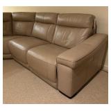 Violino Leather Reclining Sectional Sofa