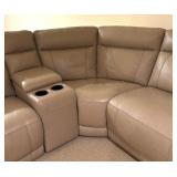 Violino Leather Reclining Sectional Sofa
