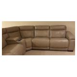 Violino Leather Reclining Sectional Sofa