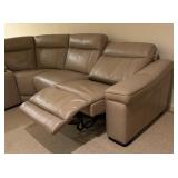 Violino Leather Reclining Sectional Sofa