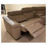 Violino Leather Reclining Sectional Sofa
