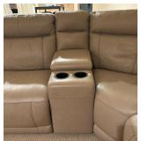 Violino Leather Reclining Sectional Sofa