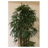 Artificial Tall Palm Plant in Wicker Basket, 80 Inches