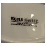 White Plates, Bowls and Serving Platters by World Market and Martha Stewart