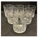 Classy Crystal Highball and Lowball Glassware