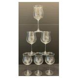 Set of Six Lenox Tuscany Classic Wine Glasses