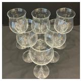 Set of Six Lenox Tuscany Classic Wine Glasses