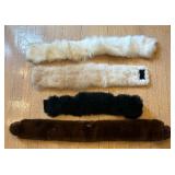 Four Fine Fur and Faux Fur Stoles