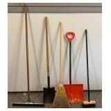 Helpful Brooms, Shovels and Squeegee