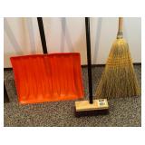 Helpful Brooms, Shovels and Squeegee
