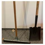Helpful Brooms, Shovels and Squeegee