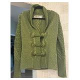 Black, Green and Cream Size Small Sweaters by Aran Sweater Company