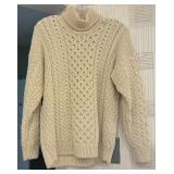 Black, Green and Cream Size Small Sweaters by Aran Sweater Company
