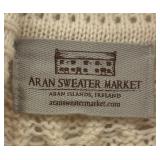 Black, Green and Cream Size Small Sweaters by Aran Sweater Company