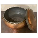 Vintage Copper Pot with Lid