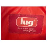 Red Moped Lug Crossbody Handbag