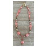 Variety of Pink Beautiful Beaded Necklaces, Bracelets and Earrings