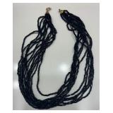 Variety of Black and White Necklaces, Bracelets, Earrings and Brooch