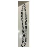 Variety of Black and White Necklaces, Bracelets, Earrings and Brooch