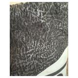 Vintage White and Black Polka Dot Drawstring Shoulder Bag