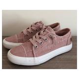 Blowfish Malibu Pink Canvas Sneakers Size 6.5