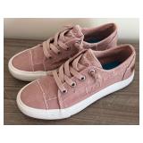 Blowfish Malibu Pink Canvas Sneakers Size 6.5