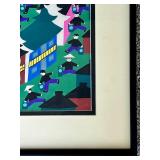 Framed Colorful Folk Art Print