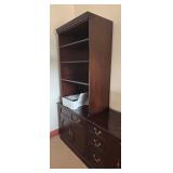 Hekman Executive Desk with Two Bookcases