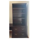 Hekman Executive Desk with Two Bookcases